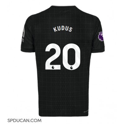 Muški Nogometni Dres Tottenham Hotspur Mohammed Kudus #20 Gostujuci 2025-26 Kratak Rukav Muški Nogometni Dres Tottenham Hotspur Mohammed Kudus #20 Gostujuci 2025-26 Kratak Rukav